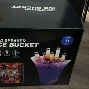 LED Speaker Ice Bucket - Purple